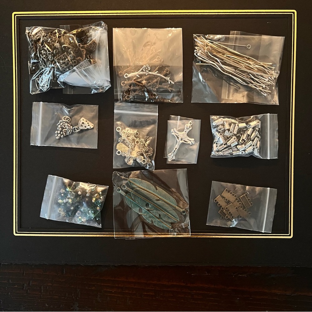 10 Bundles of Assorted Jewelry Making Supplies